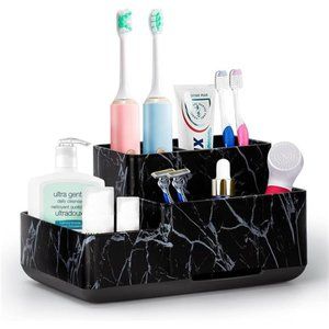 New - Toothbrush Holder,Bathroom Organizer, Multifunctional Storage